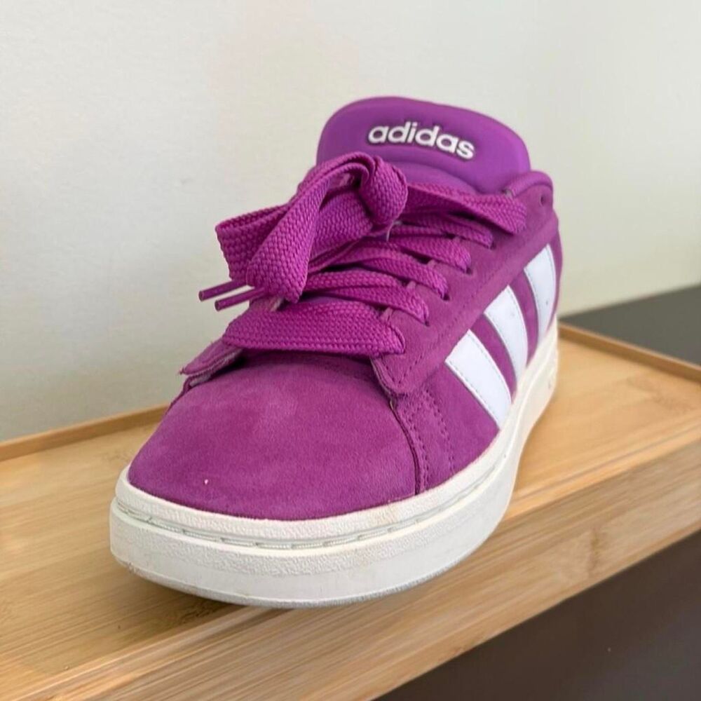 Adidas Women's Purple and Pink Trainers - Picture 2 of 5